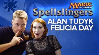 Day 9 vs Alan Tudyk Felicia Day and Ryon Day in Magic The Gathering Spellslingers [upl. by Gurolinick277]