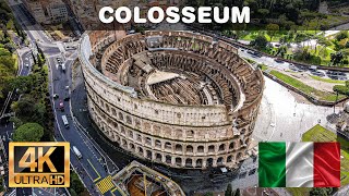 🇮🇹 Rome Colosseum by drone 4K 60fps UHD [upl. by Irneh717]