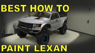 How to Paint a RC Body [upl. by Yelraf129]