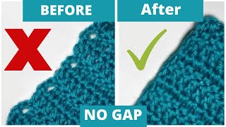 CROCHET STRAIGHT EDGES IN 1 MINUTE Crochet Hacks Tips amp Tricks [upl. by Novyad]