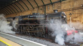 British Railways Black 5 Loco 44932 at Hull Interchange [upl. by Nikolia]