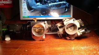 Bigger throttle body vs Stock [upl. by Werd730]