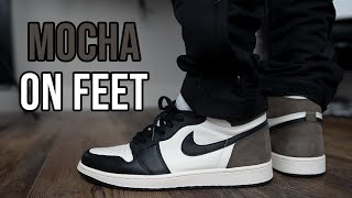 Air Jordan 1 Mocha Review [upl. by Yrian124]