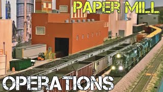 Realistic Operations  Paper Mills and Steep Grades in HO [upl. by Kuska373]