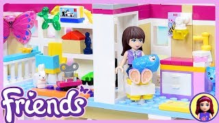 Lego Friends Custom Baby Nursery amp Play Room for Triplets DIY Build [upl. by Hannibal869]