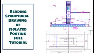 How To Read Structural Drawing Ep04 Isolated Footing Full Detail [upl. by Ryter895]