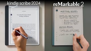 Kindle Scribe 2024 vs Remarkable 2 The Best Digital Notebook Under 400 [upl. by Lumpkin767]