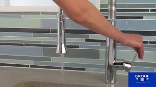 HOW TO INSTALL Kitchen Faucet amp Removal  Grohe K7 install [upl. by Gav538]