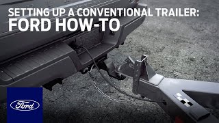 Pro Trailer Backup Assist™ Setting Up A Conventional Trailer  Ford HowTo  Ford [upl. by Naeruat]