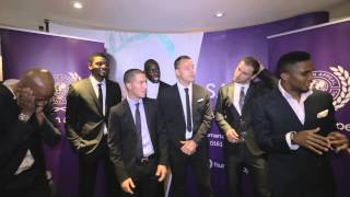 Chelsea FC Players promoting Human Appeal Charity and Chak89 [upl. by Yenatirb999]