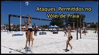 VOLEIBOL COMO RECEBER O SAQUE E QUAIS OS ATAQUES NO VÔLEI DE PRAIA [upl. by Maillij]