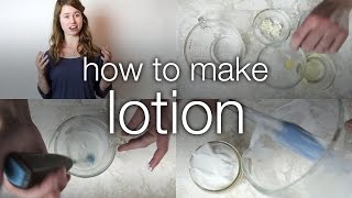 How to Make a Basic DIY Lotion from scratch  Humblebee amp Me [upl. by Schonfield]