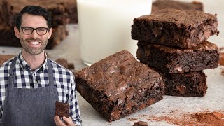 Fudgy Chocolate Brownies Recipe [upl. by Lawrence]