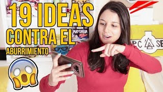 19 COSAS QUE HACER CUANDO ESTÁS ABURRIDO EN CASA  Mayden y Natalia [upl. by Darmit]