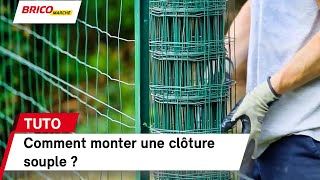 Comment monter une clôture souple   Bricomarché [upl. by Siryt]