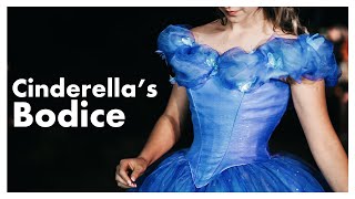 Making Cinderella Dress  The Bodice  Ombré Dyed with Puffy Bertha amp Handmade Butterflies [upl. by Enitsua871]