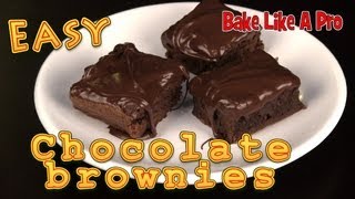 Easy Chocolate Brownies Recipe [upl. by Ferdinanda482]