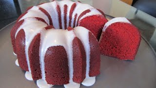 How to make a Red Velvet Bundt Cake from scratch [upl. by Vaas]