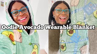 OODIE AVOCADO WEARABLE BLANKET REVIEW [upl. by Libbie]