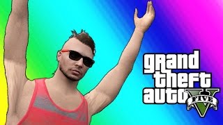 GTA 5 Online Funny Moments  Golf Carts amp Car Flying Glitch [upl. by Asiaj]