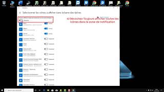 Comment afficher les icônes cachées dans la barre des tâches [upl. by Denoting]