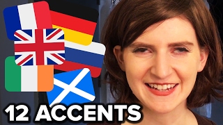 How To Do 12 Different Accents [upl. by Christal]