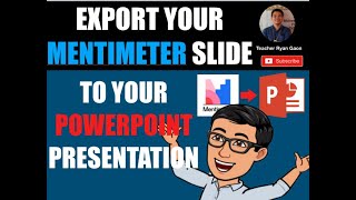 Mentimeter to Powerpoint [upl. by Lyj14]