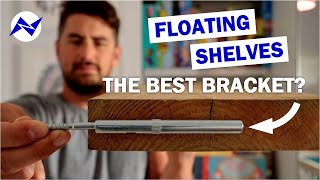 Easy DIY Floating Shelves  The Best Floating Shelf Bracket [upl. by Wentworth]