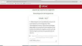 HOMOLOGACION SIMPLIFICADA UNSAAC 2022 [upl. by Gerty]