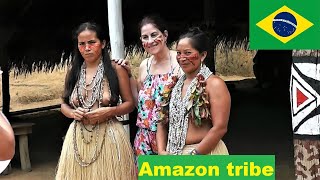 Amazon tribe in the rainforest [upl. by Rennie]