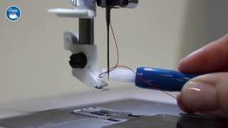 How to use a Dritz Machine Needle Inserter amp Threader [upl. by Annodas]