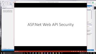 Securing ASPNet WebAPI REST Services using an API Key and MessageHandlers [upl. by Notnerb193]