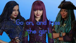 Kiss The Girl Lyrics  Descendants 2 Cast [upl. by Telrahc]