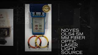 Noyes OLS4 SM MM Fiber Optic Laser Light Source [upl. by Westbrook]