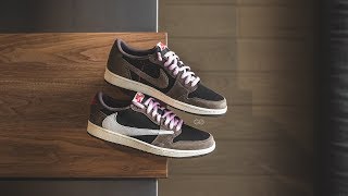 Travis Scott x Air Jordan 1 Low OG SP quotDark Mochaquot Review amp OnFeet [upl. by Jaclin]