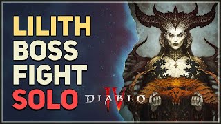 Lilith Boss Fight Diablo 4 [upl. by Yllehs]