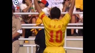 Gheorghe Hagi Goal  World Cup 1994  Group A  Colombia  Romania 13  34 [upl. by Nissie276]