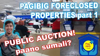 Pagibig foreclosed properties  Paano Sumali [upl. by Aiderfla708]