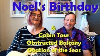 Ovation of the Seas Cabin Tour Obstructed View Balcony  April 2019 [upl. by Nikral]