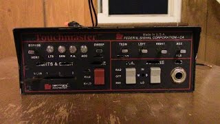 Federal Signal Unitrol Touchmaster Siren [upl. by Eerihs]