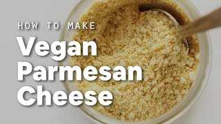 How To Make Vegan Parmesan Cheese  Minimalist Baker Recipes [upl. by Ahsote]