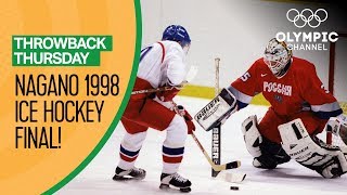 Czech Republic vs Russia  Nagano 1998  Men’s Ice Hockey Final  Throwback Thursday [upl. by Ainet]