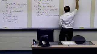 Chapter 0804 Lesson Runge Kutta 4th Order Method Example Part 1 of 2 [upl. by Candi]