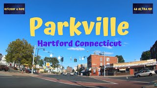 Driving Tour Hartford Connecticut 4k  Parkville Neighborhood [upl. by Edmead]