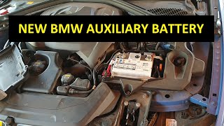 HOW TO REPLACE AUXILIARY BATTERY IN A BMW 330E HYBRID [upl. by Khan102]