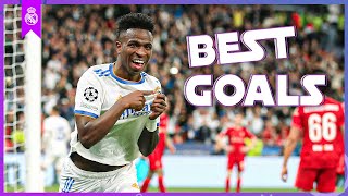 Vini Jr’s BEST Real Madrid GOALS [upl. by Eenafets]