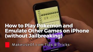 How to Play Pokemon and Emulate Other Games on iPhone WITHOUT JAILBREAKING [upl. by Amleht]