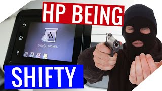 HP Supply Problem After Update [upl. by Coshow393]