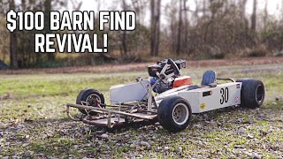 We Bought a Rare 100 MPH Vintage Racing Go Kart for 100 [upl. by Lytsirhc155]