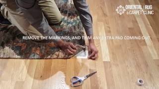 How to Install an Area Rug Pad [upl. by Osher]